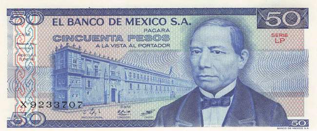 Mexiko p.73 LP 50 Pesos 1981